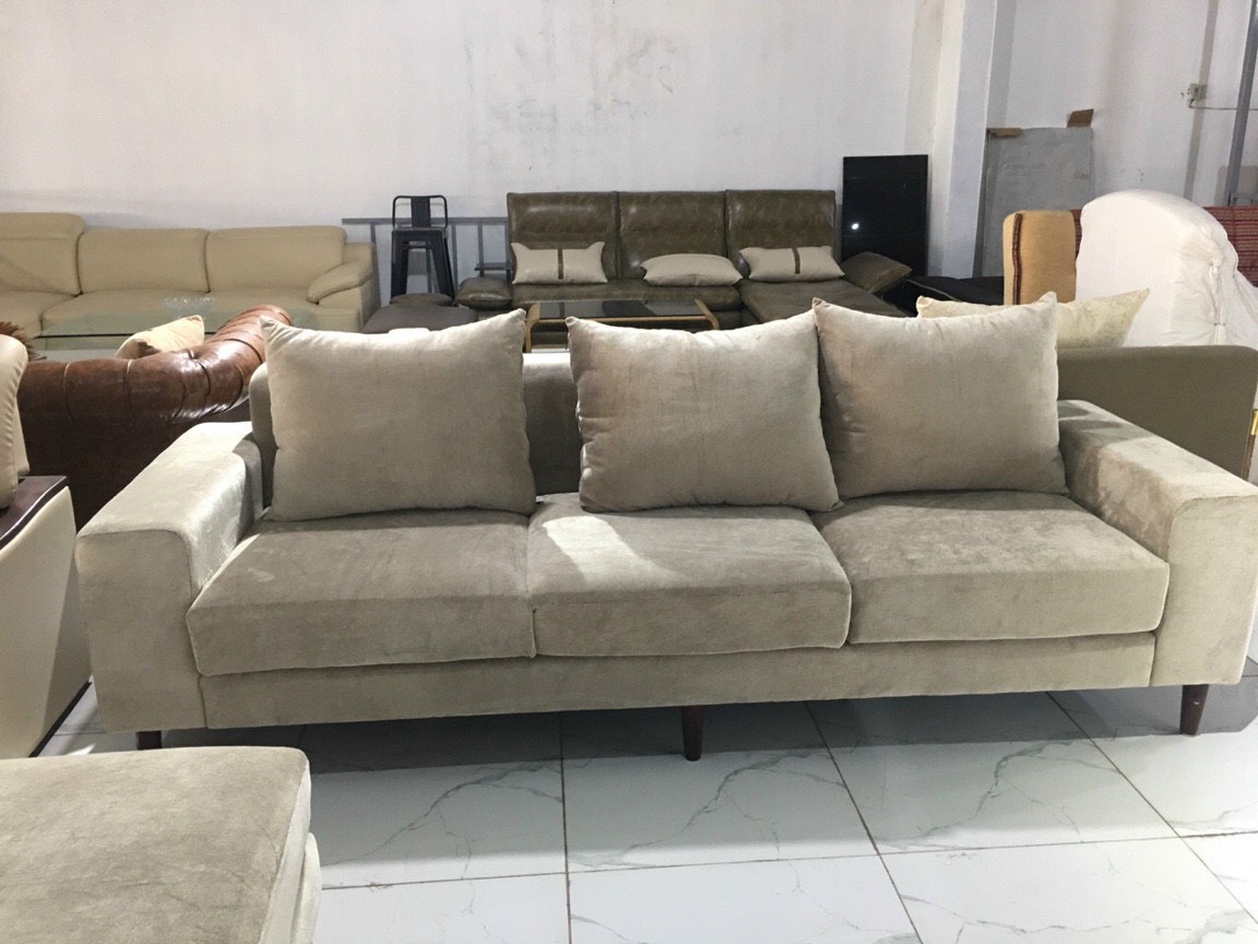 Sofa Á Đông bọc nỉ cao cấp xuất khẩu