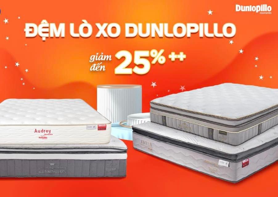 Cách chọn đệm lò xo Dunlopillo Audrey 